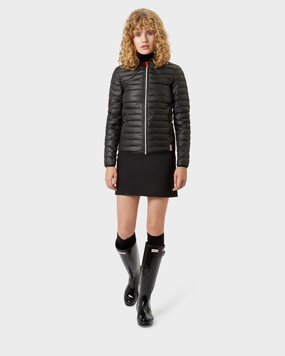 Botas De Altas Hunter Mujer Negras Original Gloss 765831-YTP